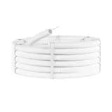 Труба гофрированная ПЛЛ гибкая d25мм с протяжкой безгалоген. (HF) ПВ-0 бел. (уп.50м) DKC 81825