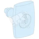 Ручка с замком +2 ключа 405 IP55