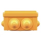 Коробка ответвительная FS 100х100х50мм 4р 450В 6А 4кв.мм с каб. вводами и клеммн. IP55 пластик. DKC FSB11404