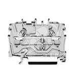 Клемма двухпроводная проходная 2.5мм на DIN рейку 2002-1201 WAGO