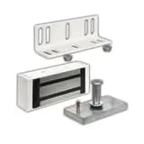 Электромагнитный замок М1-150 (белый с уголком) Олевс