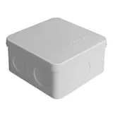 Коробка распределительная ОП 84х84х45мм IP54 7 выходов без гермовводов крышка защелкивающаяся сер. Epplast 125102