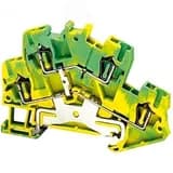 Клеммник заземления пружинный 3 уровня 2.5мм2 4 точки Schneider Electric