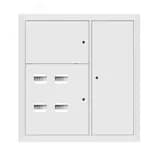 Щит этажный 4 кв. RAL9003 (1000х950х160) Basic