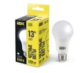 Лампа светодиодная ECO A60 13Вт грушевидная 230В 6500К E27 IEK LLE-A60-13-230-65-E27