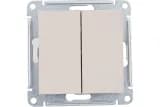 Выключатель 2-кл. AtlasDesign (сх. 5) 10AX механизм песочн. SE ATN001251
