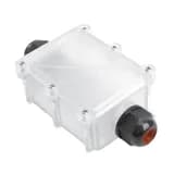 Коробка распределительная LD522 водонепроницаемая на 2 выхода 450V 125x55x36 черный 50129