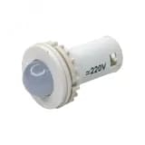 Лампа светодиодная индикаторная СКЛ-11-Б-2-220, белая, 220В AC/DC, d=27, сила света 20 мКд