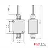 Датчик температуры наружный NTC 5K b3950 6x50 мм