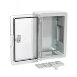 Корпус пластиковый с монтажной панелью ЩМП IP65 прозрачная дверь 300х200х130