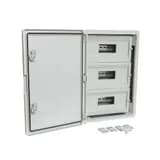 Корпус пластиковый распределительный ЩРН-45 IP65 серая дверь 500х350х190