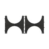 Кластер двойной для двустен. труб d110мм DKC 025112