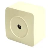 Розетка TV открытой установки 1местная STEKKER 75 Ом 5862МГц серия София слоновая кость MST001004 49480