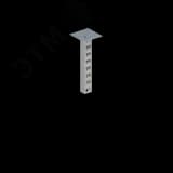 Стойка кабельная потолочная сдвоенная К1150П2 У3 (s=2,5мм, s1=5,0мм) СОЭМИ