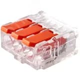 Клемма соединительная 3-контактная Elеctrodeel ED 230-613, сечение 0,5-6,0 мм2, 41А/450В (упаковка 60 штук)