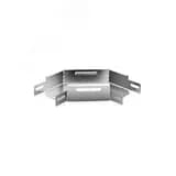 Угловой соединитель плоский 90 град. к лотку 300х100, толщина 1,0 мм, Сендзимир цинк