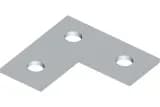 Пластина УМС L-образная 3 отверстия PL-3 сталь 3 ГОСТ 380-2005 1 шт