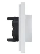 Розетка 2-м СП FORTE&PIANO FP224 16А с заземл. без защ. шторок безвинт. крепл. бел. IEK FP-R21-16-1-K01