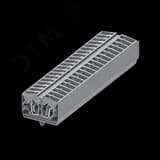 Клемма TB 1-1 бок. подключение с защелк.ножками, сечение 2,5 мм. кв., серая