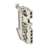 Колодка клеммная пружинная ST-2.5 31А 3 вывода серая EKF