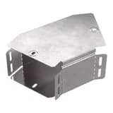 Угол горизонтальный 45 градусов с крышкой Стандарт 150х100 Промрукав