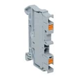 Клеммная колодка пружинная 2,5 Push-in серая EKF