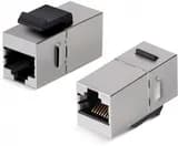 Адаптер проходной формата Keystone RJ45-RJ45 (8p8c), 5е Hyperline WRline WR-CA-KJ-8p8c-C5E-SH