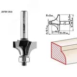 Фреза кромочная калевочная №1 28,6x16мм, радиус 8мм ЗУБР