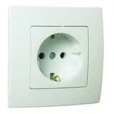 РОЗЕТКА С ЗАЗЕМЛЕНИЕМ LILLIUM NATURAL KARE Makel