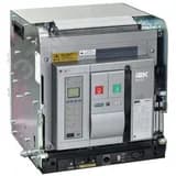 Воздушный автоматический выключатель переменного тока ВА77 выдвижного исполнения 3 полюса типоразмер E 85кА 2000А EA с набором аксессуаров: мотор привод катушка включения катушка отключения MASTER IEK