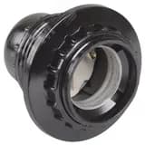 Пкб27-04-К11 Патрон карболитовый с кольцом, Е27, черный (50 шт), стикер на изделии, IEK