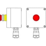 Взрывозащищенный пост управления из полиэстера CPE-Р-03 -(1xP3E(11)) -1x6018ANP22BKM2SB(C)1Ex d e IIC Т5 Gb / Ex tb IIIC T95°C Db IP66