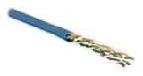 Кабель витая пара Hyperline UUTP4-C6-P24-NCR-IN-LSZH-BL-100 (100 м)
