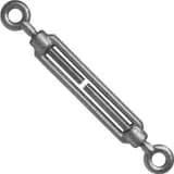 Талреп DIN 1480 тип B (кольцо-кольцо) M6 EKF