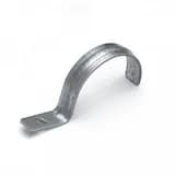 Скоба металлическая однолапковая усиленная противопожарная СМОУ d48-50 мм отв. d 6,5 мм (50 шт/уп)
