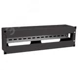 Панель электрораспределительная 3U с DIN-рейкой черная ITK