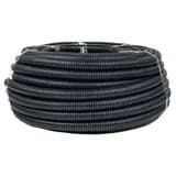 Труба гофр. негорючая безгалогеновая FRHF с протяжкой d32 мм (50 м) черная EKF-Plast