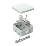 Коробка огнестойкая для о/п двухкомпонентная 60-0300-FR2.5-12 Е15-Е120 RAL7035 100х100х50 (14 шт/кор) Промрукав