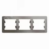 GLOSSA рамка 3-постовая горизонтальная платина