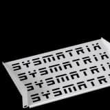 Полка 19" консольная перфорированная 1U глубина 200 мм, цвет серый (RAL 7035) SYSMATRIX SH 2003.700