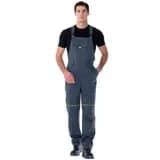 Полукомбинезон мужской Подряд цв. т.серый р. 96-100/170-176