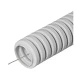 Труба гофрированная ПВХ тяжелая 750 Н серая с/з д20 (100м) Промрукав (PR.0120410)