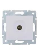 Розетка телевизионная оконечная TV СП Karina механизм бел. LEZARD 707-0288-130