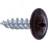 Саморез 4,2x32 с прессшайбой, острый, цинк RAL 8017 Коричневый (1000 шт/уп) Промрукав