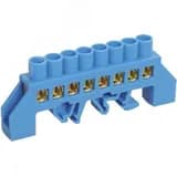 Шина нулевая в комбинированный DIN -изолятор типа Стойка ШНИ-8х12-8-КС-С YNN10-812-8DP-K07 IEK