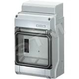 Щит распределительный навесной ЩРн-П-6 IP54 пластиковый с клеммой PE-N эластичные мембраны прозрачная дверь 6 модулей