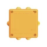 Коробка ответвительная FS 100х100х50мм 6р 450В 6А 4кв.мм с каб. вводами и клеммн. IP56 пластик. DKC FSB11604
