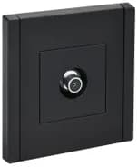 Розетка TV оконечная FORTE&PIANO FP128 черн. IEK FP-A10-O-K02