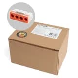 Клемма монтажная 4проводная STEKKER для 1жильного проводника LD773174 39870