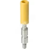 Гнездо тестовое желтое AJS9 YL D=4мм IP20 для ZS10-ST..